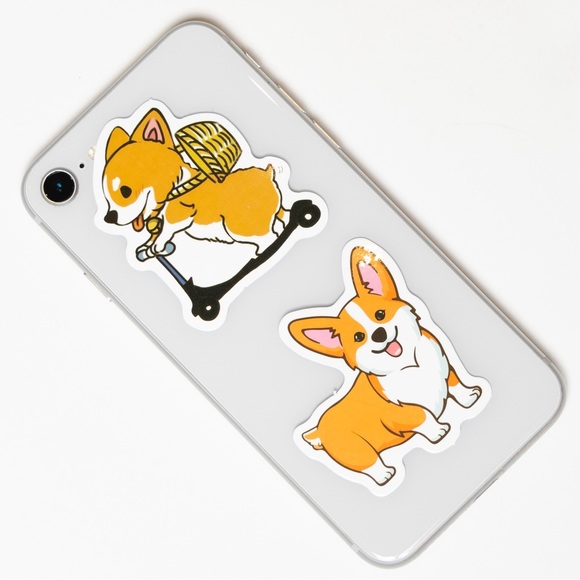 16 pcs Pet Dog Corgi Vinyl stickers decals - Picture 2 of 3